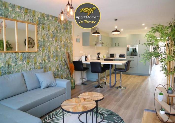 Appartement de vacances pour 4 personnes, avec terrasse, animaux acceptés
