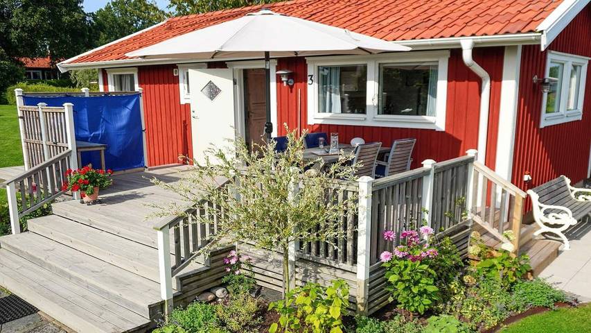 Casa vacanza per 4 persone, con terrazza e panorama in Svezia