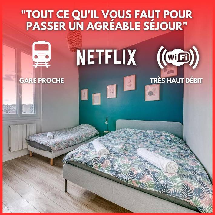 Gîte pour 5 personnes à Vénissieux