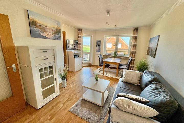 Ferienwohnung für 4 Personen, mit Balkon und Ausblick in Schillig - 4