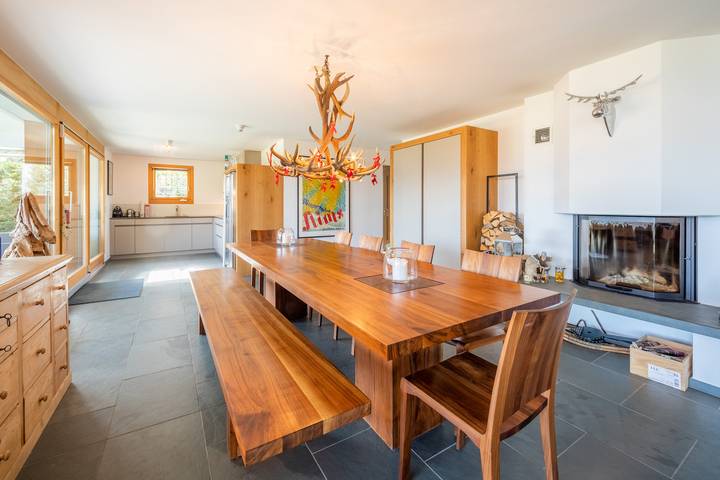 Vakantiewoning voor 8 personen, met terras en sauna in Flims