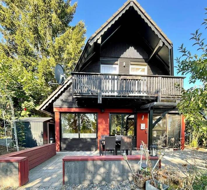 Ferienhaus für 6 Personen, mit Balkon und Terrasse sowie Garten und Ausblick in Michelstadt