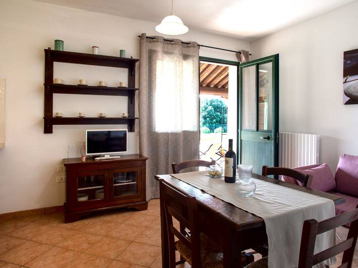 Ferienwohnung für 4 Personen, mit Ausblick und Terrasse sowie Garten, mit Haustier in Riparbella - 4