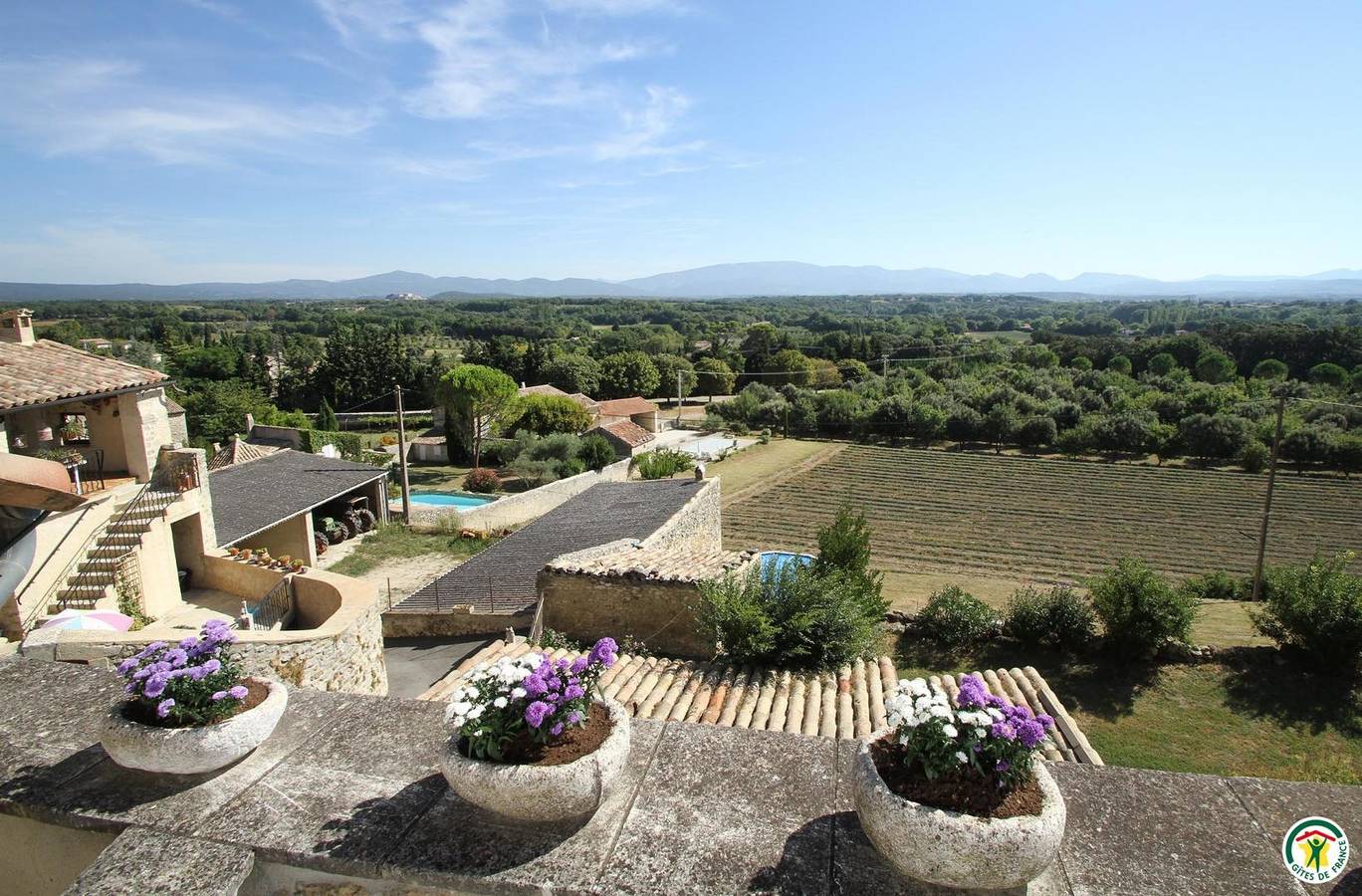 Casa de huéspedes para 2 personas con terraza in Chamaret, Región de Nyons