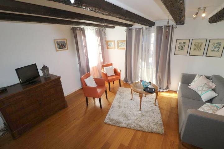 Appartement de vacances pour 2 personnes, avec vue et jardin