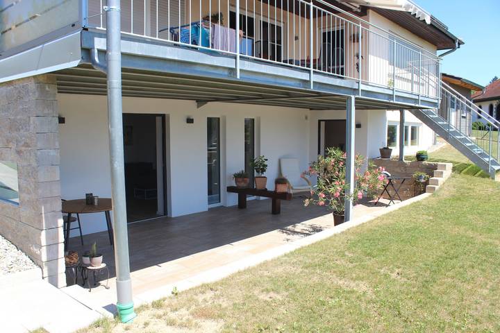 Geheel appartement, Appartement '1' met gedeeld terras, gedeelde tuin en wifi in Herdwangen-Schönach, Region Bodensee-Oberschwaben