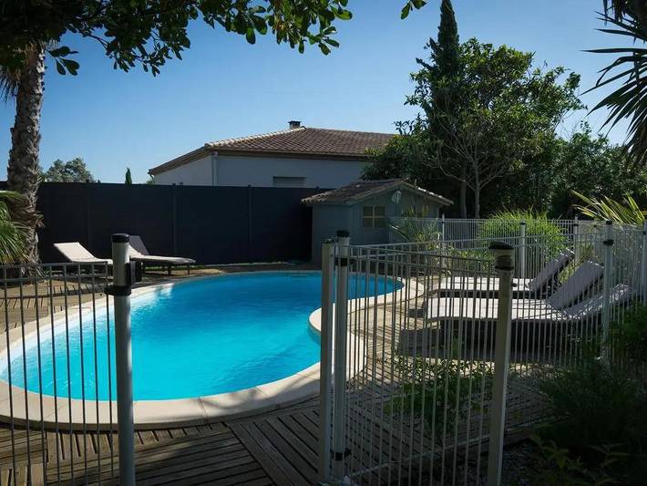 Village de vacances pour 8 personnes, avec jardin et piscine à Pomérols - 3