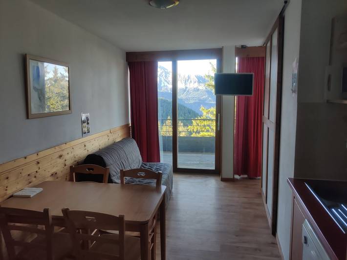 Chalet pour 6 personnes, avec balcon, adapté aux familles à Chamrousse