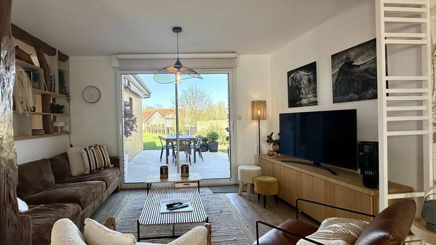 Maison de vacances pour 6 personnes, avec Terrasse et Jardin