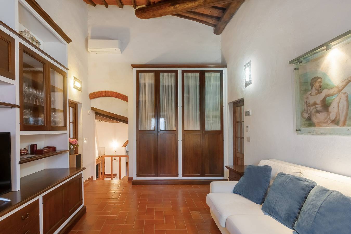 Appartement entier, Maison principale avec vue sur les collines du Chianti et piscine in Greti, Chianti