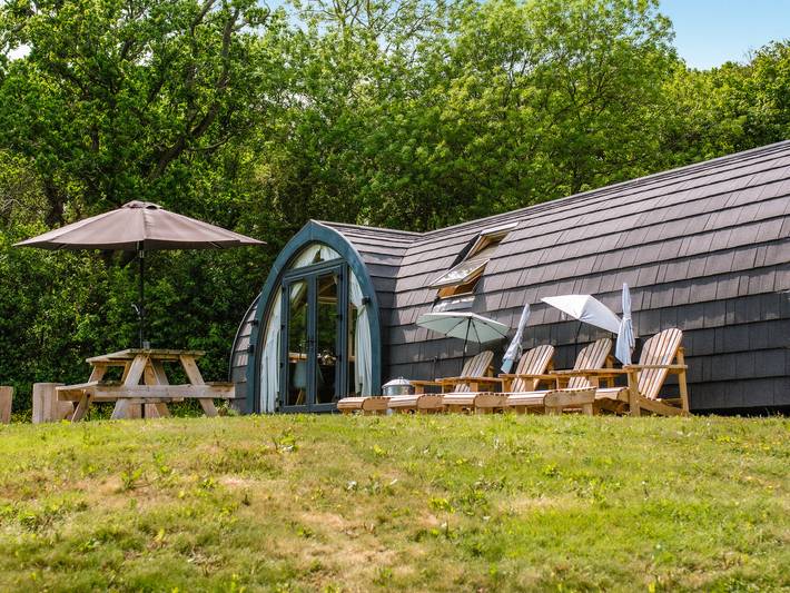 Log cabin for 5 people in East Sussex