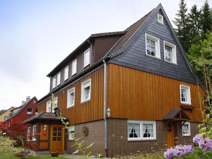 Ferienwohnung für 2 Personen, mit Terrasse und Garten sowie Ausblick in Altenau
