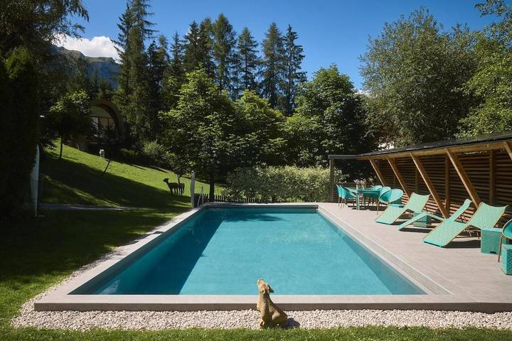 Chalet für 4 Personen, mit Balkon und Whirlpool sowie Terrasse und Garten in Südtirol - 2