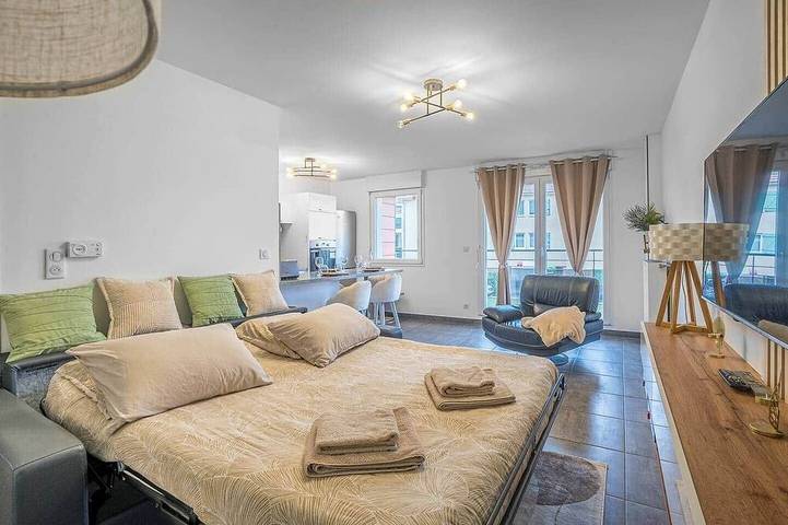 Gîte pour 4 personnes, avec balcon à Woippy - 4