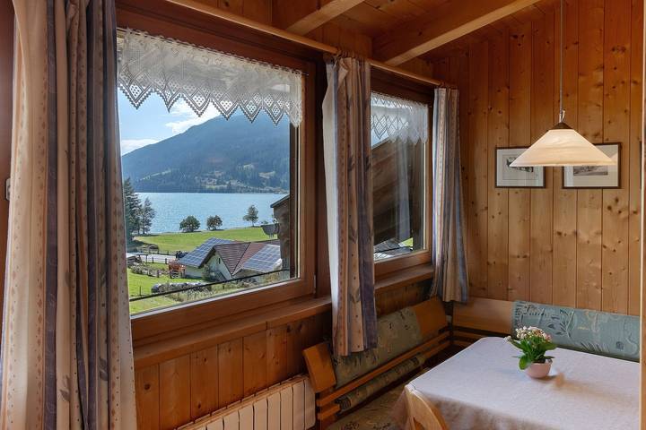 Ganze Wohnung, Ferienwohnung 'Appartements Egart 2' mit Seeblick, Balkon und Wlan in Nauderer Berge, Graun