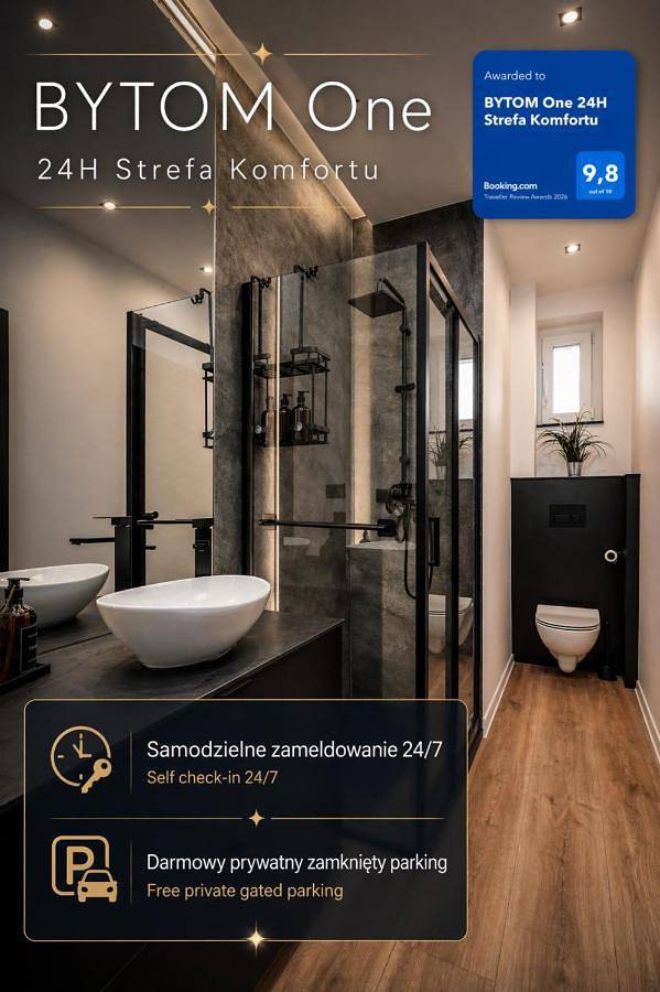 Apartament wakacyjny dla 4 osób, z widok w Bytom
