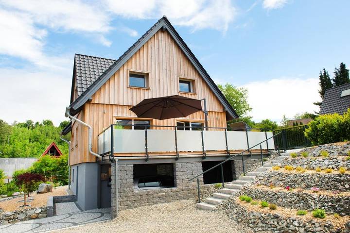 Ferienhaus für 9 Personen, mit Garten und Ausblick sowie Sauna, mit Haustier in Wolfshagen - 4