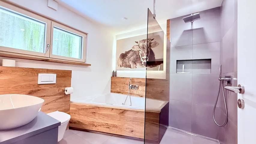 Ferienwohnung für 4 Personen, mit Whirlpool und Terrasse sowie Garten in Scheidegg - 4