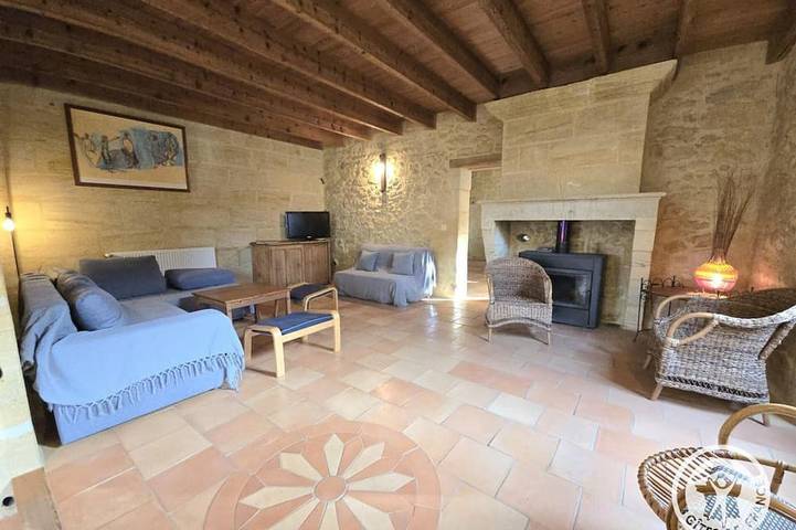 Gîte pour 8 personnes, avec jardin