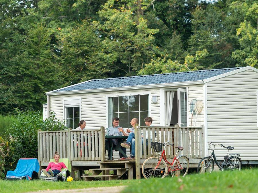 Camping Domaine de l'Orangerie de Lanniron   - Mobile home 4 persons - Sunêlia Confort Découverte 2 Bedrooms in Quimper, Quimper region