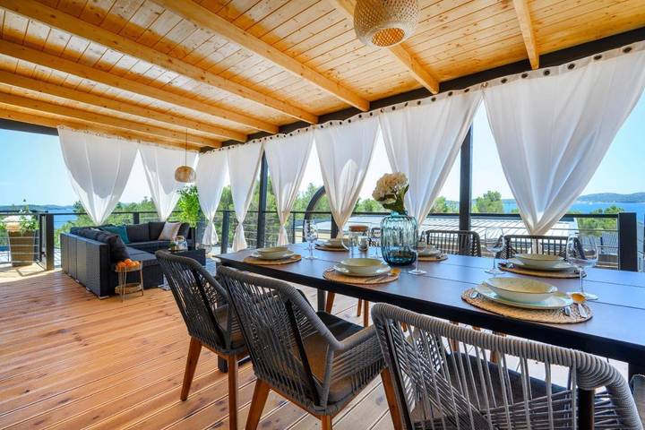 Villa pour 5 personnes, avec vue et terrasse à Drage (Pakoštane) - 3