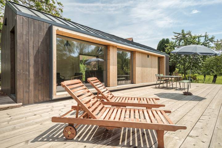 Ferienhaus für 2 Personen, mit Garten und Sauna