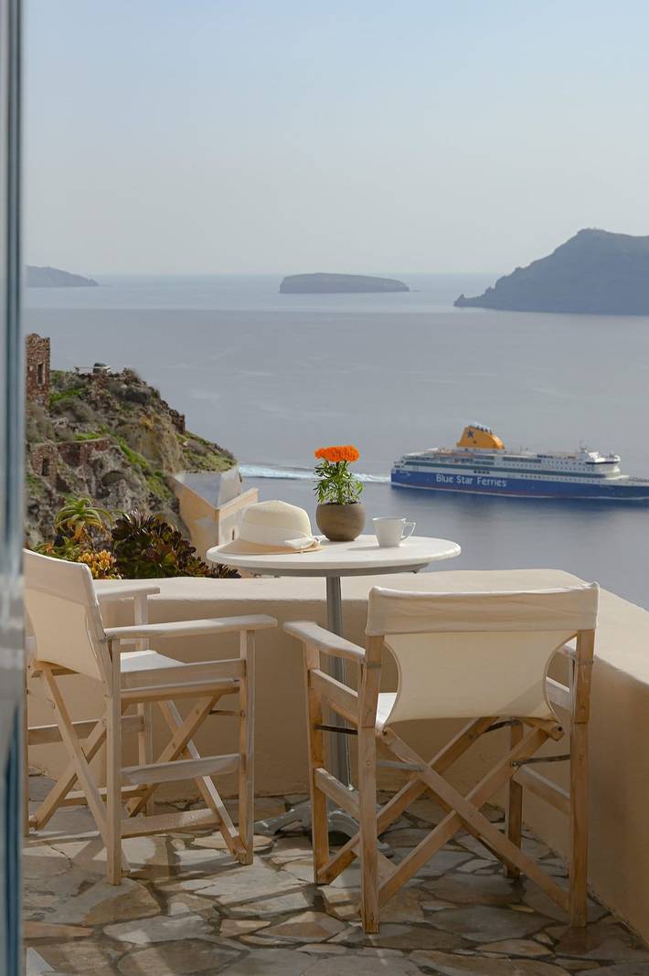 Holiday rental for 5 people, with ocean view and terrace in Oia