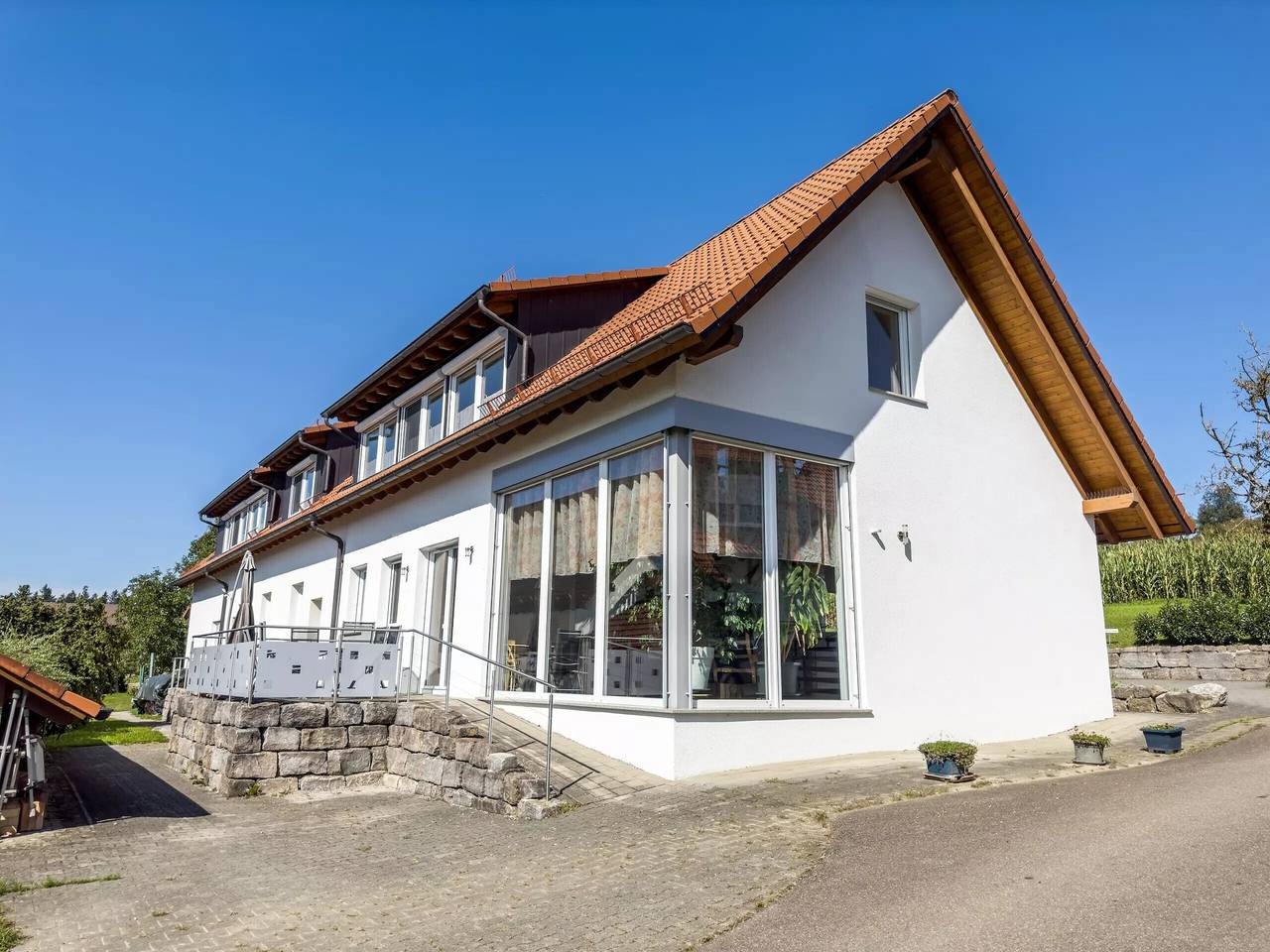 Ganze Wohnung, Ferienwohnung 2, 35qm' mit Gemeinschaftsgarten, Balkon und Wlan in Deggenhausertal, Region Bodensee-Oberschwaben