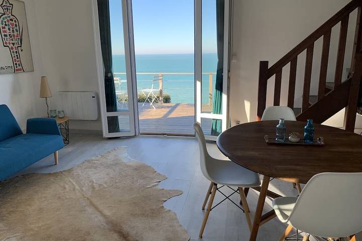 Location de vacances pour 2 personnes, avec balcon et jardin dans Plage de Saint-Marguerite sur Mer - 4