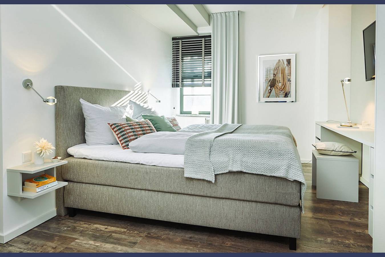 Ganze Wohnung, Modernes Ferienapartment im Loft-Stil in erstklassiger Lage im Hafen von Wismar in Wismar, Nordwestmecklenburg (Wismar und Umgebung)