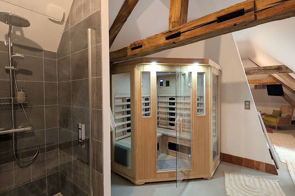 Fleur de Champagne - Gîte Pivoine avec Sauna in Saudoy, Marne