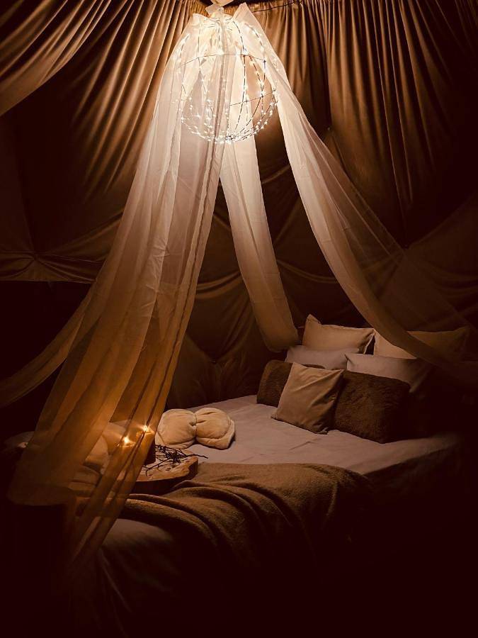 Glamping dla 2 osób, z ogród i widok oraz basen dla dzieci na Dolny Śląsk