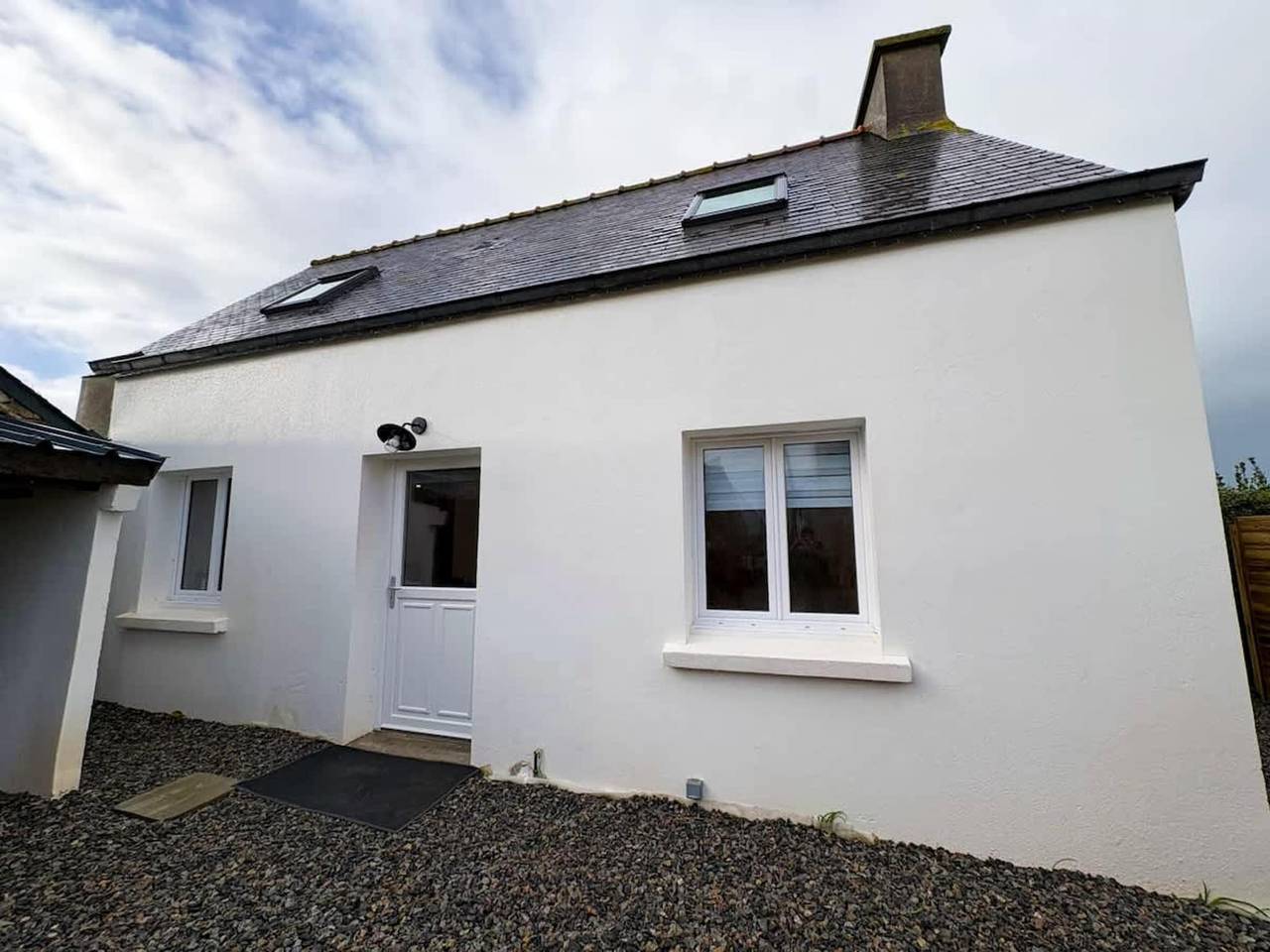 Ferienhaus an der Küste für 4 Personen mit Terrasse in Landunvez, Brest und Umgebung