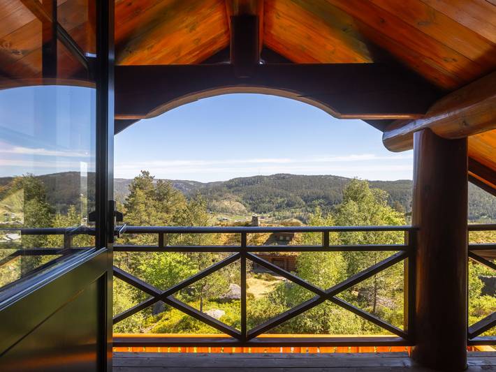 Ferienhaus für 8 Personen, mit Sauna und Ausblick sowie Balkon und Garten in Åseral - 2