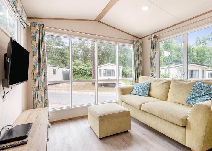 Caravan for 2 people on the Isle of Wight