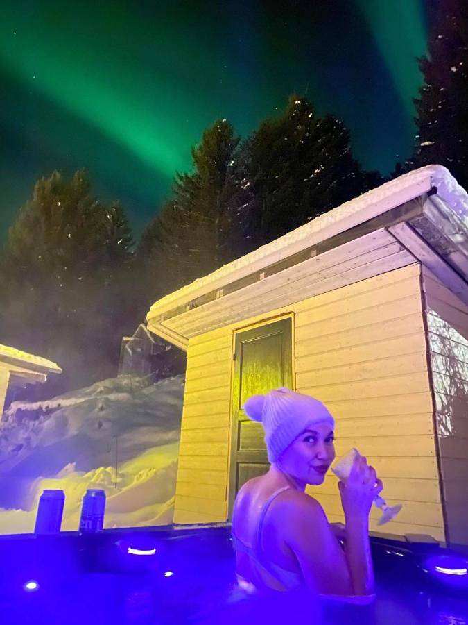 Ferienwohnung für 4 Personen, mit Seeblick und Ausblick sowie Garten in Lyngen - 2