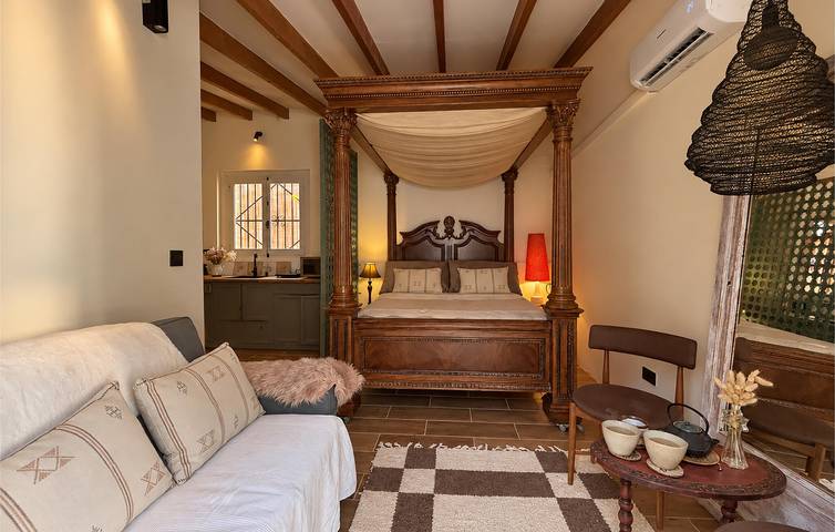 Charmant appartement avec terrasse, Wi-Fi et parking près de la Rambla del Rambuchar in Moralet, Alicante