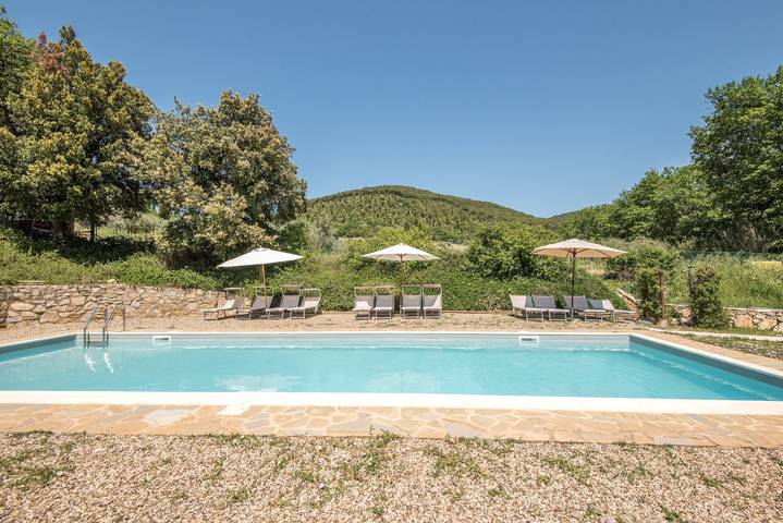 Vakantiehuis "Casa Minuccia" met zwembad, tuin & Wi-Fi in Villa A Sesta, Castelnuovo Berardenga (Comune)