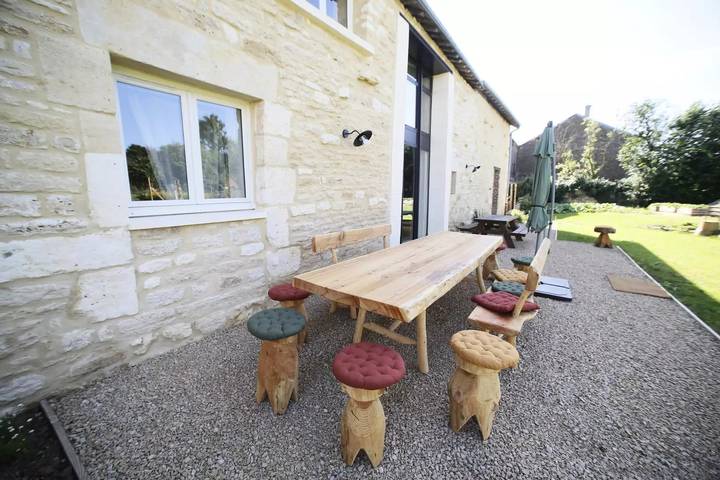 Gîte pour 11 personnes, avec jardin