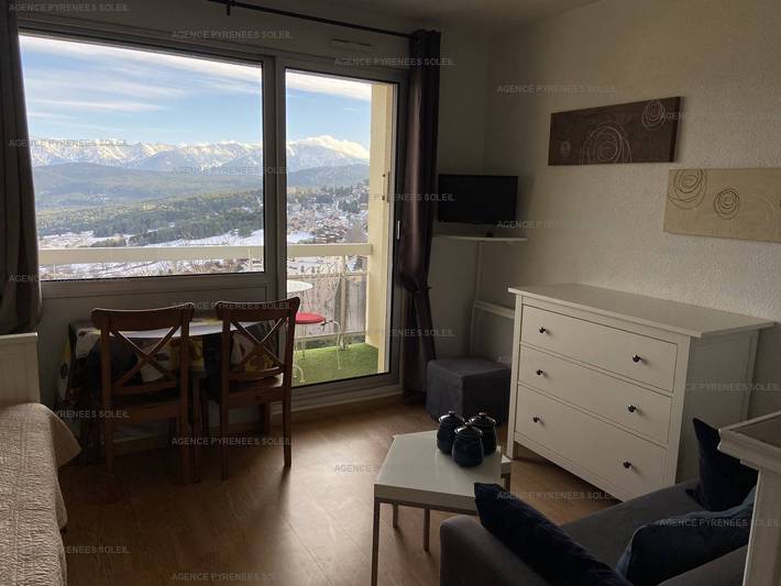 Gîte pour 3 personnes, avec balcon et vue sur le lac, animaux acceptés à Les Angles - 4