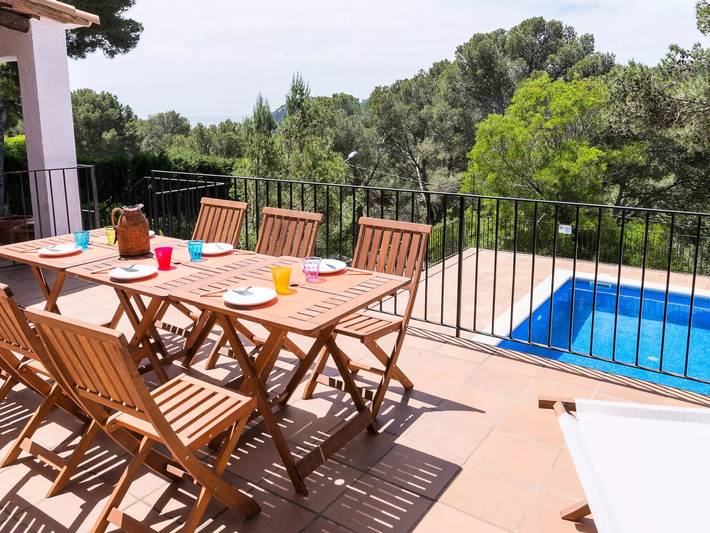 Villa pour 6 personnes, avec jardin à Tamariu