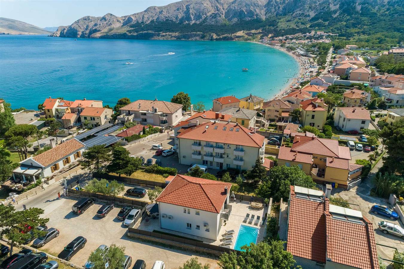 Villa Kety 200m zum Strand in Baska, Krk