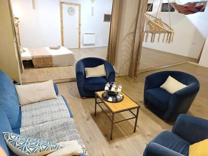 Gîte pour 3 personnes, avec Terrasse à Saussan
