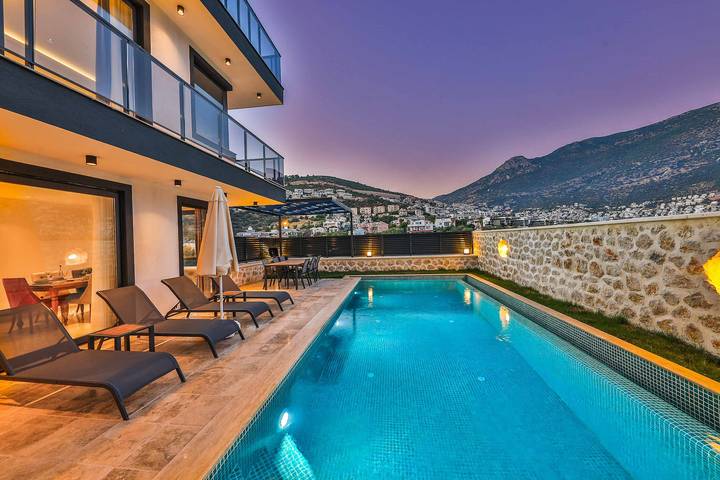 Villa für 6 Personen mit Balkon in Kaş, Provinz Antalya