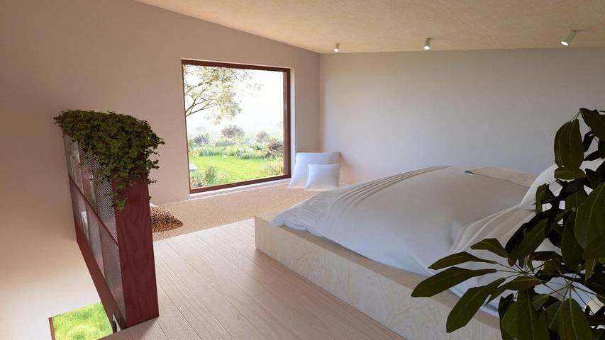 Gîte pour 3 personnes, avec vue ainsi que terrasse et jardin à Visé