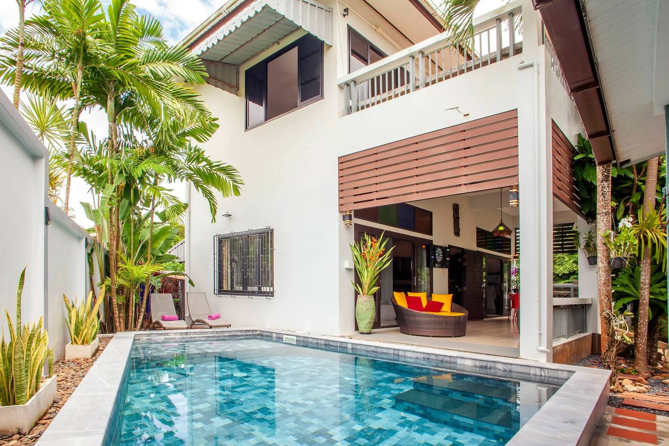 150 m from a paradise beach 3 bedrooms pool in Provincia de Krabi
