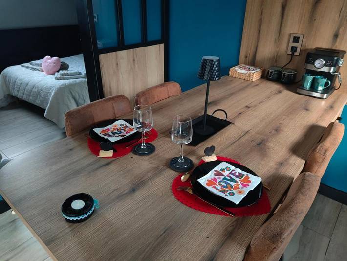 Location de vacances pour 4 personnes, avec jardin ainsi que terrasse et vue, animaux acceptés à Arques - 2