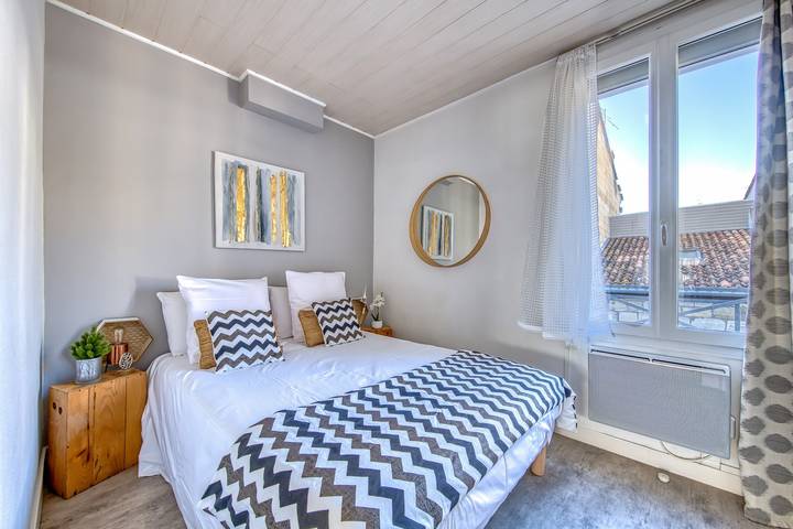 Maison de vacances pour 2 personnes, avec Jardin en Gironde