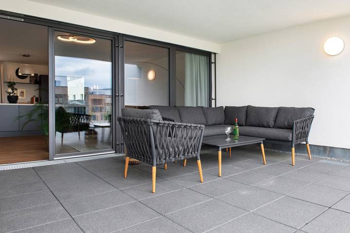 Ganze Wohnung, Ferienwohnung "Neues Apartment am Schloßsee Salem mit traumhaftem Balkon, Wlan und Netflix" in Salem, Region Bodensee-Oberschwaben