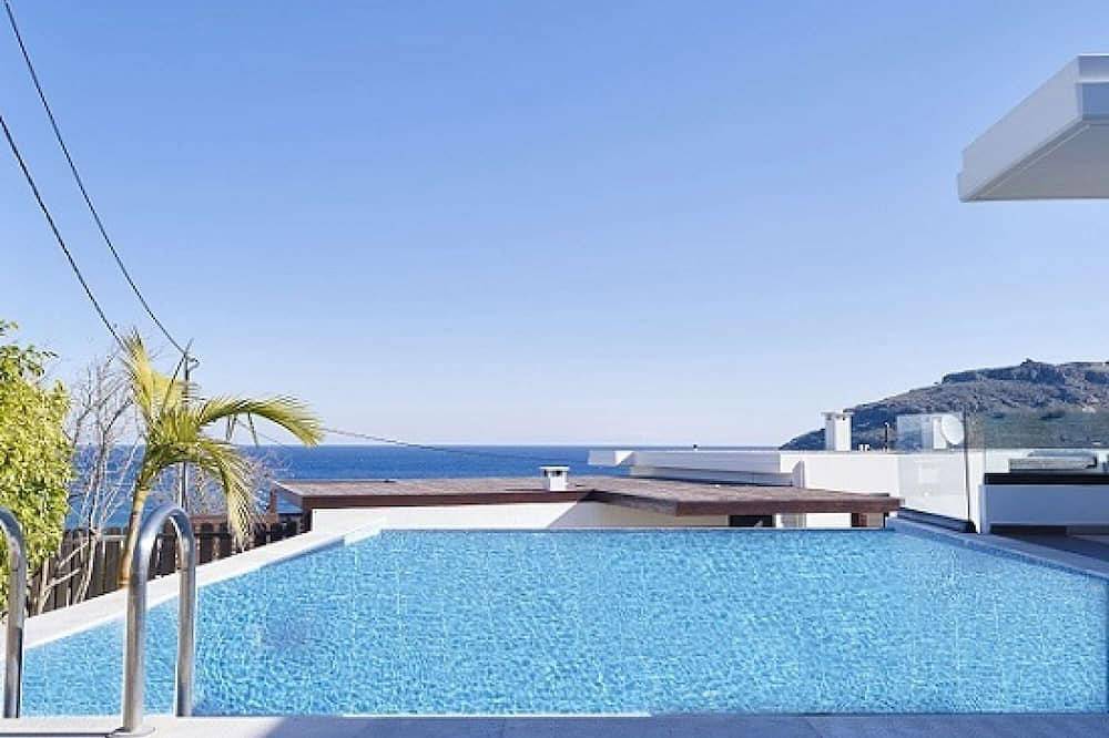 Villa Tamara con piscina privata riscaldata in Spiaggia di Vlicha, Rodi